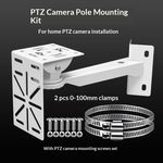 For CCTV Camera Pole Clamp Mount Bracket 360 Degree Rotation Security Camera Holder Stand