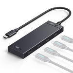 UGREEN 35584 USB C 4 in 1 Hub Adapter 0.3m Type-C to 4 Type-C Docking Station 10Gbps Data Transfer for PC / Laptop / Phone