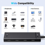 UGREEN 35584 USB C 4 in 1 Hub Adapter 0.3m Type-C to 4 Type-C Docking Station 10Gbps Data Transfer for PC / Laptop / Phone