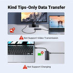 UGREEN 35584 USB C 4 in 1 Hub Adapter 0.3m Type-C to 4 Type-C Docking Station 10Gbps Data Transfer for PC / Laptop / Phone
