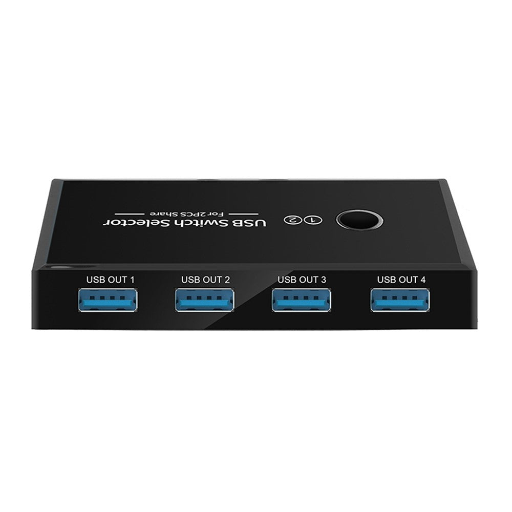 KY03 KVM USB 3.0 Switch Selector 2 Input 4 Output Sharing Splitter for Printer Mouse Keyboard USB Hub Sharing