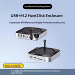 UGREEN CM841-65487 11-i-1 USB-C Hub til Mac Mini M4 / M4 Pro M.2 NVMe SSD Kabinet Dockingstation