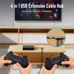 LEMORELE TC57 Portable USB-C Hub 4-Port USB 3.0 Splitter Adapter for Laptop Expansion Dock