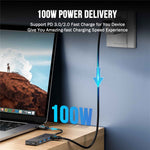 LEMORELE TC22L 5 in 1 USB-C Hub PD 100W Charging 4K / 30Hz HD 3x USB 3.0 Expansion Dock