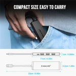 LEMORELE TC22L 5 in 1 USB-C Hub PD 100W Charging 4K / 30Hz HD 3x USB 3.0 Expansion Dock