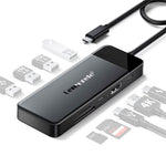 LEMORELE TC92 9 in 1 USB-C Hub PD 100W Fast Charging 4K HD USB 3.0 Docking Station SD / TF Card Reader