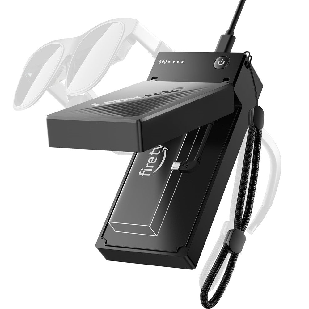LEMORELE HD200 HD to USB-C Adapter Built-in 5000mAh Battery 4K / 60Hz Converter for Fire TV Stick Compatible with AR Glasses / USB-C Monitors