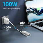 ACASIS EC-1401 10 Gbps Magnetisk M.2 NVMe SSD-kabinet 6-i-1 USB-C Dockingstation med Køleventilator