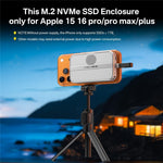 ACASIS EC-1401 10 Gbps Magnetisk M.2 NVMe SSD-kabinet 6-i-1 USB-C Dockingstation med Køleventilator
