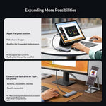 UGREEN 15601 Docking Station 10-in-1 USB-C Hub with HD VGA SD/TF Card Reader PD 100W Fast Charging