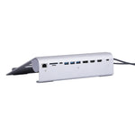 2601 Laptop Stand with Docking Station 11-in-1 PD 100W 4K HD DP RJ45 USB-C Hub