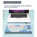 IBLANCOD K87 87-Key Conflict-Free Mechanical Keyboard with Colorful Backlit for Home/Office/Gaming