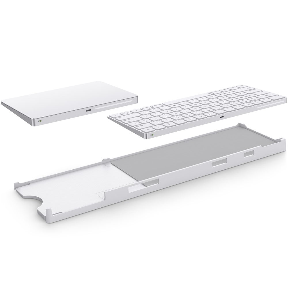 BESTAND Til Apple Magic Trackpad 2 / 3 / Magic Keyboard 2 / 3 Justerbar Beslag Skrivebordsholder