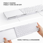 BESTAND Til Apple Magic Trackpad 2 / 3 / Magic Keyboard 2 / 3 Justerbar Beslag Skrivebordsholder