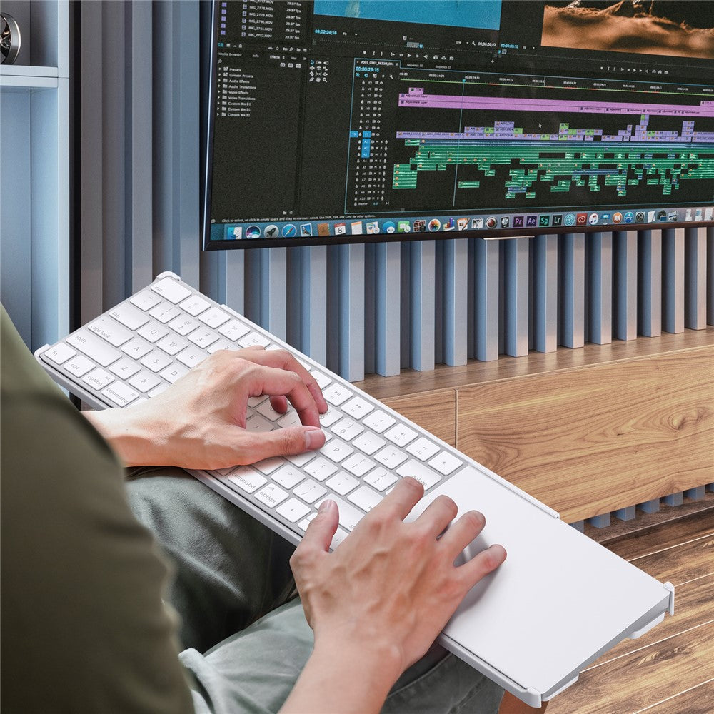 BESTAND Til Apple Magic Trackpad 2 / 3 / Magic Keyboard 2 / 3 Justerbar Beslag Skrivebordsholder