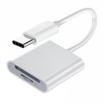 UC-155-SD002 USB 2.0 USB-C to TF Mini-SD SDXC SDHC Card Reader for MacBook Laptop Tablet Phone