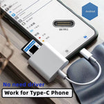 UC-155-SD002 USB 2.0 USB-C to TF Mini-SD SDXC SDHC Card Reader for MacBook Laptop Tablet Phone