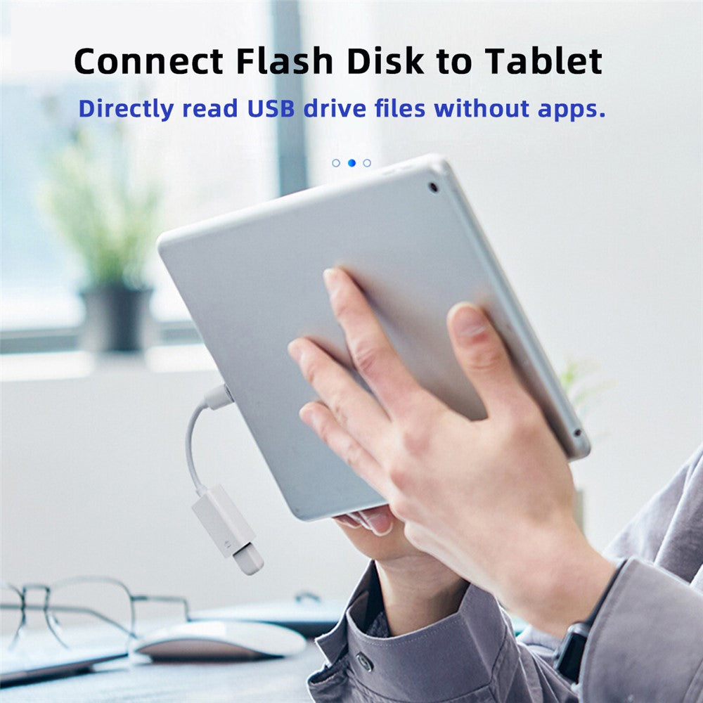 UC-155-TC001 Type-C til Type-A USB3.0 Hun-adapter kompatibel med Macbook Bærbar tablet-telefon