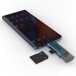 ONTEN CR532 2-in-1 USB-A / USB-C to SD2.0 / TF2.0 Card Reader Aluminum Alloy Dual Connector