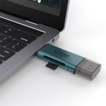 ONTEN CR532 2-in-1 USB-A / USB-C to SD2.0 / TF2.0 Card Reader Aluminum Alloy Dual Connector