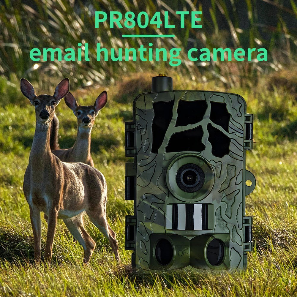 PR804LTE 4G Trail Camera 30MP 1080P Night Vision IP66 Waterproof Hunting Camera for Wildlife Scouting