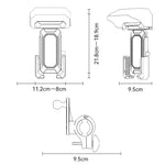 YESIDO C331 Bicycle Phone Holder with Sunshade, Bike Handlebar Phone Mount
