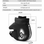 ROCKBROS D55 1 Pair Winter Motorcycle Handle Warm Cover Hand Protection Windproof Polar Fleece Gloves