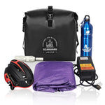 RZAHUAHU 9L Waterproof PVC Motorcycle Tool Bag Motorbike Handlebar Saddle Storage Bag