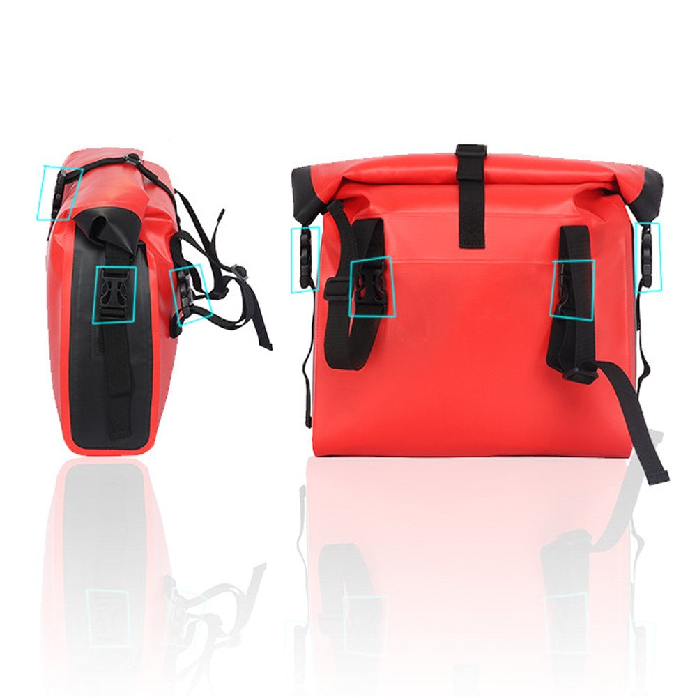 RZAHUAHU 9L Waterproof PVC Motorcycle Tool Bag Motorbike Handlebar Saddle Storage Bag