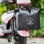 RZAHUAHU 9L Waterproof PVC Motorcycle Tool Bag Motorbike Handlebar Saddle Storage Bag