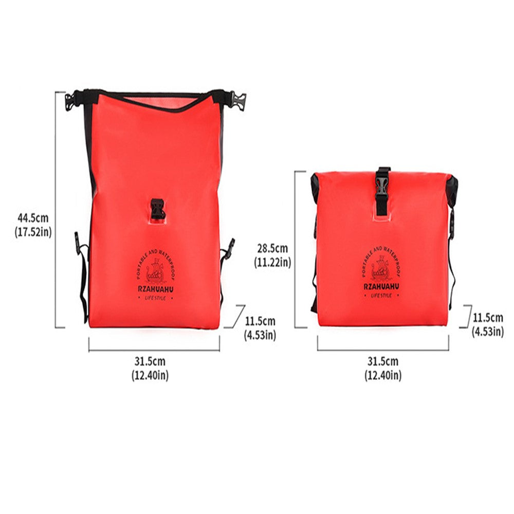 RZAHUAHU 9L Waterproof PVC Motorcycle Tool Bag Motorbike Handlebar Saddle Storage Bag
