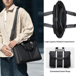 WEIXIER WD5669 Business Briefcase for Men 14 Inch Laptop Bag Water Resistant Computer Bag with Shoulder Strap