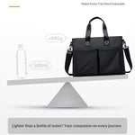WEIXIER WD5669 Business Briefcase for Men 14 Inch Laptop Bag Water Resistant Computer Bag with Shoulder Strap