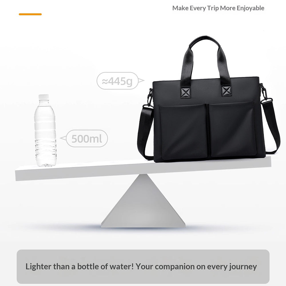 WEIXIER WD5669 Business Briefcase for Men 14 Inch Laptop Bag Water Resistant Computer Bag with Shoulder Strap