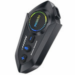 YESIDO VC19 Bluetooth-kompatibelt motorcykelhjelmheadset til cykling, trådløse øretelefoner med understøttelse af to telefonforbindelser og FM-radio