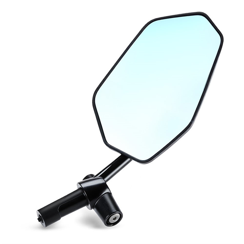 WEST BIKING 0720051B0001 Bicycle Left Rearview Mirror 360° Adjustable Rearview Mirror Carbon Fiber Back Plate for Bike