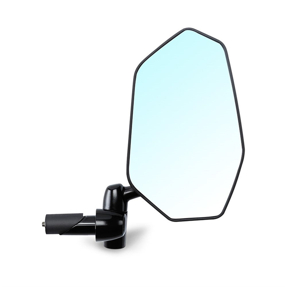 WEST BIKING 0720051B0001 Bicycle Left Rearview Mirror 360° Adjustable Rearview Mirror Carbon Fiber Back Plate for Bike