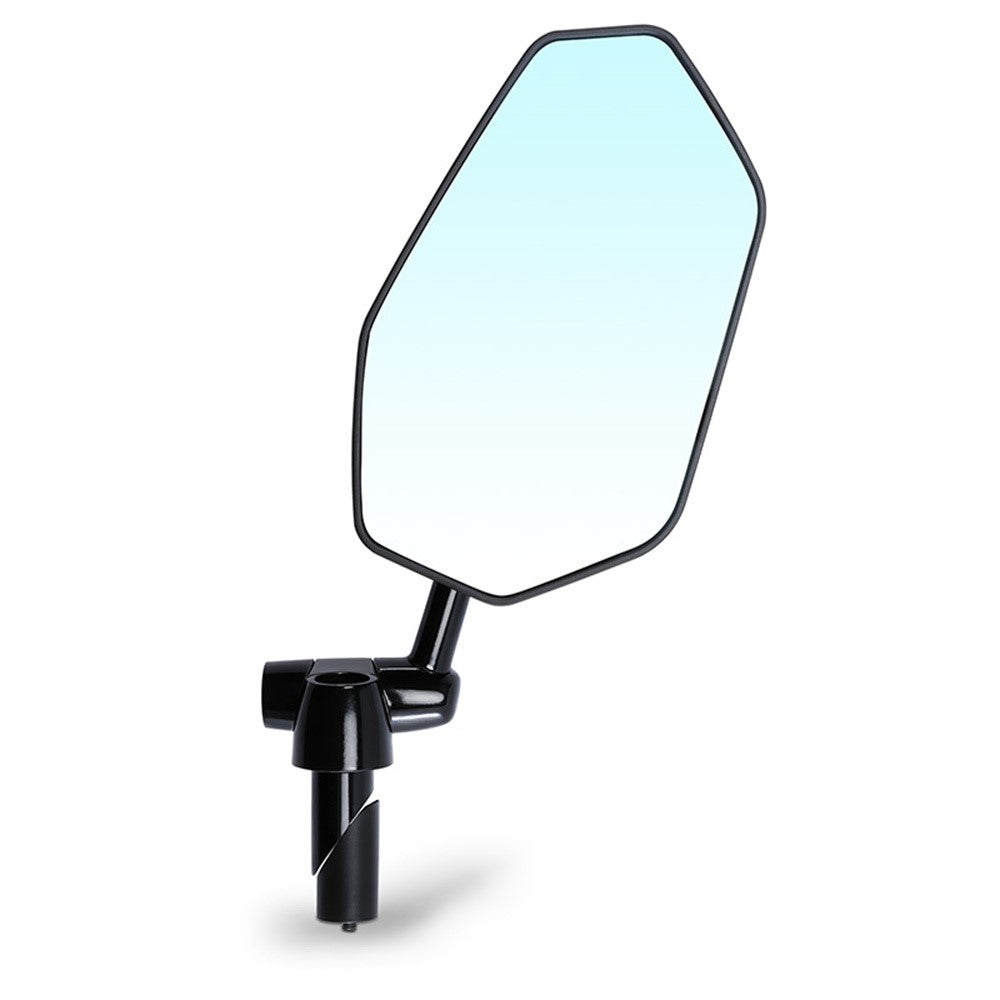 WEST BIKING 0720051B0001 Bicycle Left Rearview Mirror 360° Adjustable Rearview Mirror Carbon Fiber Back Plate for Bike