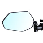 WEST BIKING 0720051B0001 Bicycle Left Rearview Mirror 360° Adjustable Rearview Mirror Carbon Fiber Back Plate for Bike