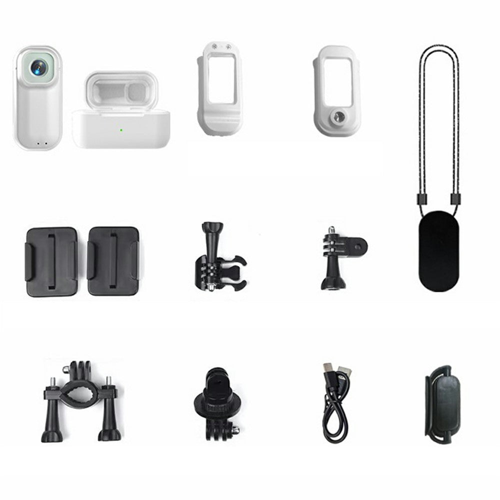 A300 1080P Thumb Action Camera with 4K Pixel Sensor WiFi Connectivity Magnetic Back Clip Mini Camera