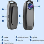 M28 4K Ultra HD Pet VLOG Logger Clip-On Wearable Camera First Person View Recorder