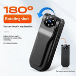 M23 4K Ultra HD Clip-on Mini Body Camera 180 graders roterande lins Nattseende WiFi Videoinspelare (utan TF-kort)