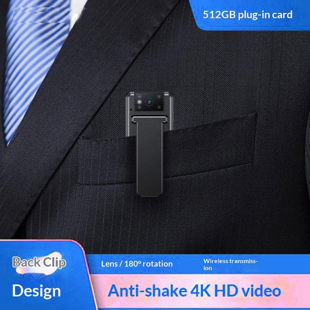 M15 4K HD WiFi Mini Camera Night Vision Clip-On Wireless Cam Video Recorder