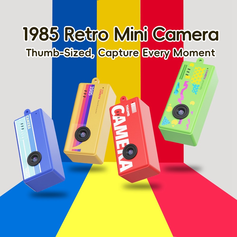 X7 0.96 Inch IPS Screen Retro Thumb Camera 1080P Full HD Recording Mini Digital Camera