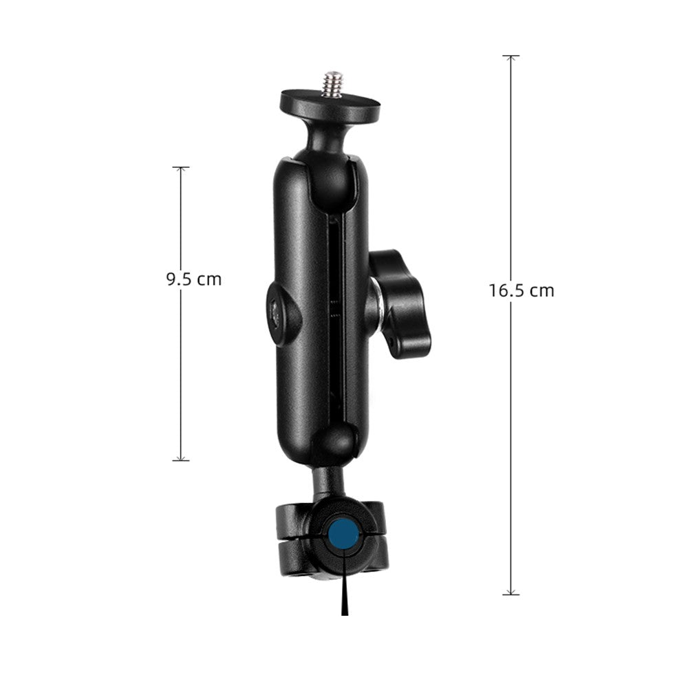AT1238 9.5cm Car Headrest Camera Holder Screw Adapter Phone Clip Fixing Strap Set Motorcycle Rearview Mirror Camera Mount Bracket