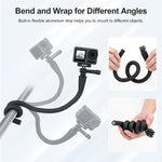 TELESIN TE-FM-003 Flexible Shooting Bracket Phone Action Camera Holder Vlogging Selfie Stick Stand
