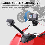 FLW429 Motorcycle Windshield Clip Camera Clamp Mount Accessories Phone Holder