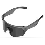 YJ006 2-i-1 Bluetooth-kompatible smarte briller UV400 vindafvisende cykel-solbriller med lyd 130mAh Type-C hurtigopladning