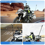 LANPARTE PMH-C3 Motorcycle Sports Camera Mount Kit Aluminum Alloy Telescopic Riding Camera Bracket