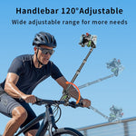LANPARTE R95-B Aluminum Alloy Telescopic Selfie Stick Smartphone Action Camera Monopod with Remote Control